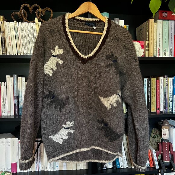 BYBLOS chunky wool sweater, size 42 (L) - Picture 1 of 8